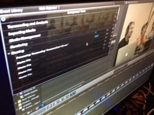 Final Cut Pro X setting up outputs to knock them out