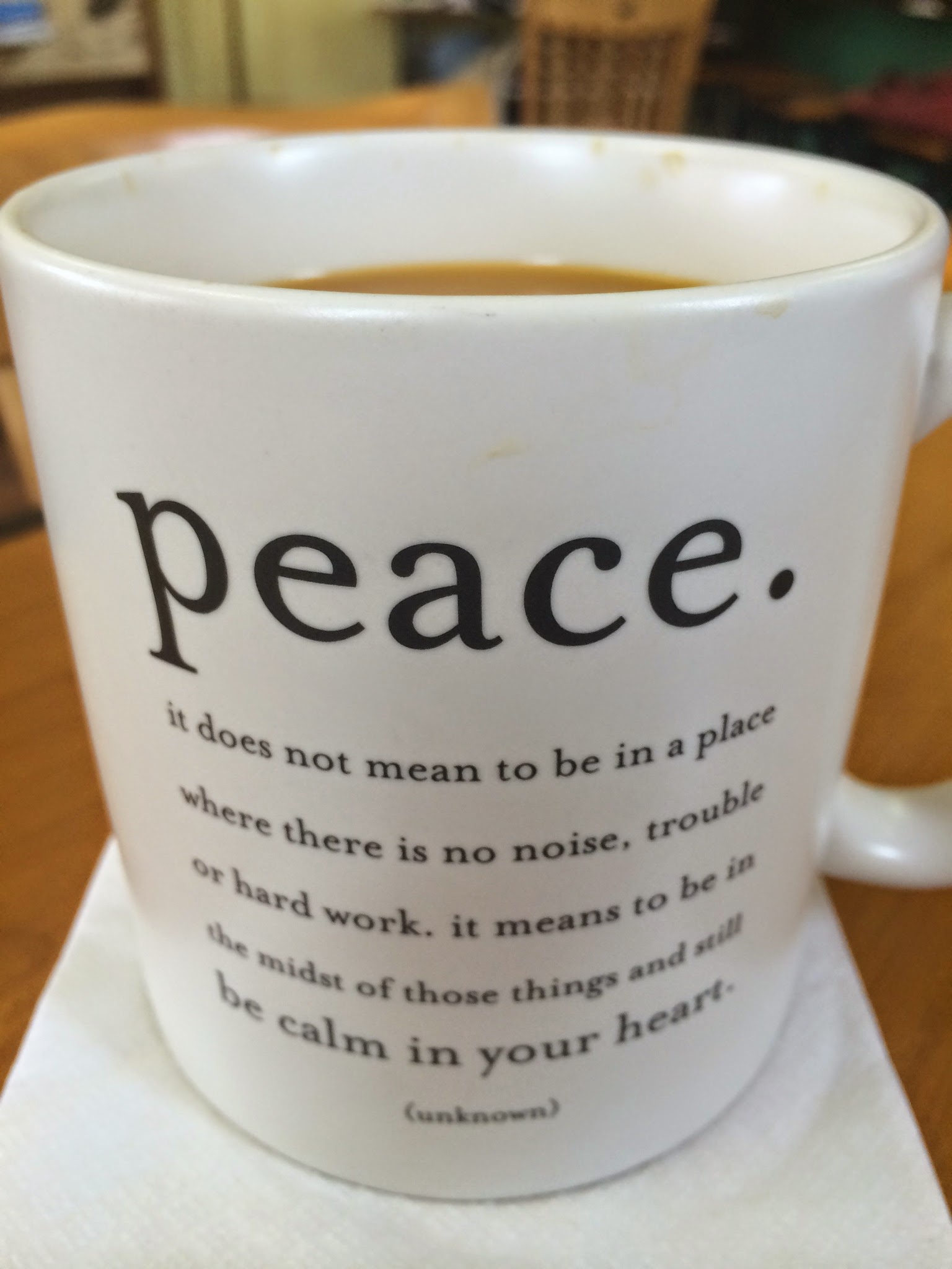 Coffee of Peace.