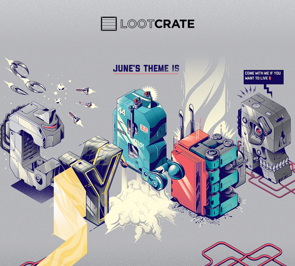 Lootcrate Unbox: June 2015 “Cyber”